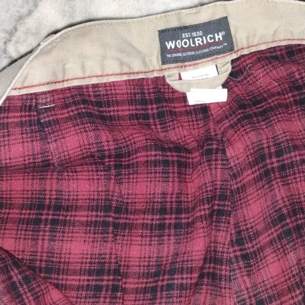 Woolrich Men's Khaki Chinos